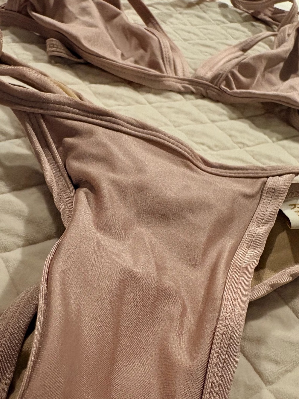 Ravish Sands Women's Tie-Side Bikini in Nude - Picture 2 of 3